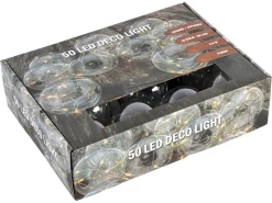 50 LED Deco Light transparente Partybeleuchtung