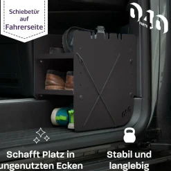 040 Parts Black Schuhregal - VW T5 T6 T6.1