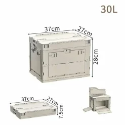 040 Parts faltbare Aufbewahrungsbox - 30 Liter