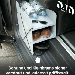 040 Parts Grey Schuhregal - VW T5 T6 T6.1