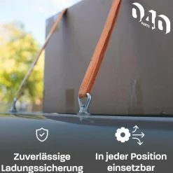 040 Parts VW T5/T6 Edelstahl Zurrösen - Set von 4