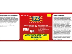 123 Products gebrauchsfertiges Shampoo