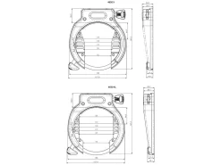 Abus AMPARO 4650X R OE Rahmenschloss