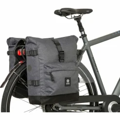 AGU H2O Roll-Top II Urban Doppelte Fahrradtasche - Grey