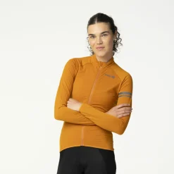AGUEssential Langarm Damen Thermo Trikot - Orange