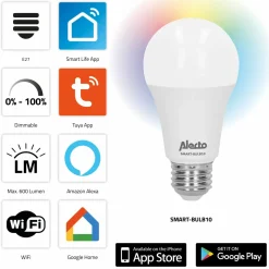 Alecto SMART-BULB10 DUO Smarte WLAN-Lampe