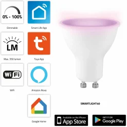 Alecto SMARTLIGHT40 Smart-LED-Farblampe
