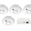Alecto SMART-SMOKE10 Set von 4 Rauchmelders
