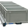 Aluminium Schiebeframe 120x40 cm mit 4 offenen Boxen