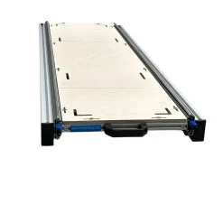 Aluminium Schiebegestell Camper 120x30 cm mit 9 mm Multiplex