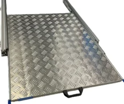 Aluminium Wohnmobil Schiebrahmen mit Deckplatte - 80x60 cm