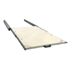Aluminium-Heckauszug 120 x 60 cm mit 9 mm Multiplex Platte