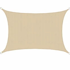 AMANKA 4 x 6 HDPE Sonnensegel - Beige