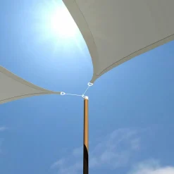 AMANKA 2 x 2 HDPE Sonnensegel - Grey