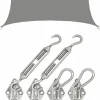 AMANKA 2 x 3 Wasserdichtes Sonnensegel mit Befestigung - Grey