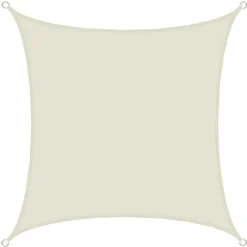 AMANKA 2x2 beiges wasserabweisendes Polyester Sonnensegel