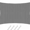 AMANKA 5x3m graues HDPE wasserdurchlässiges Schattennetz
