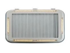 AOYI Skylight LED 70 x 50 cm Dachluke - Smoke/White