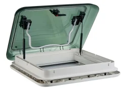 AOYI Skylight LED 40x40 cm dachluke mit dauerbelüftung - Smoke