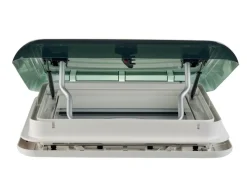 AOYI Skylight LED 40x40 cm dachluke mit dauerbelüftung - Smoke