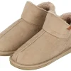 Apollo Damen Hausschuhe - Suede Beige