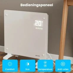 Auronic 1000 Watt Glasplattenheizung - White