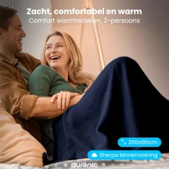 Auronic 200 x 180 cm Elektrische Decke - Blue