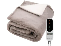 Auronic 200 x 180 cm Elektrische Decke - Taupe