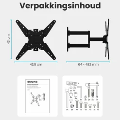 Auronic Dreh- und Neigbare TV Halterung - 26-55 Zoll
