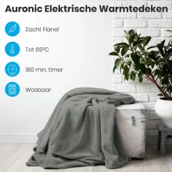 Auronic 2-Personen Elektrische Decke - Grey