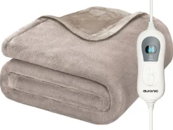 Auronic 1-Personen Elektrische Decke - Taupe