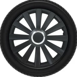 Autostyle Spyder 13 Zoll Set von 4 Radkappen - Black