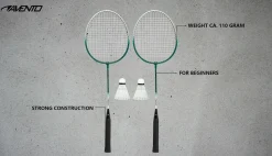 Avento Einsteig Badminton-Set mit Tasche