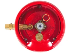 Badé abgewinkelter aufrecht stehender LPG-Tank