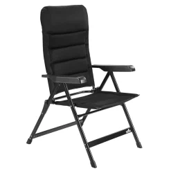 Bardi 7-Positionen Black Luxus-Klappstuhl - Set von 4
