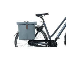 Basil City 28-32 Liter Doppelte Fahrradtasche - Graphite Blue