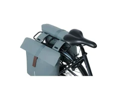 Basil City 28-32 Liter Doppelte Fahrradtasche - Graphite Blue