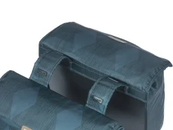 Basil Elegance doppelte Fahrradtasche - Estate Blue