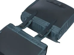 Basil Elegance doppelte Fahrradtasche - Estate Blue