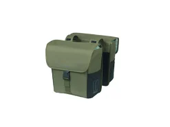 Basil GO 32 Liter doppelte Fahrradtasche - Dark Green