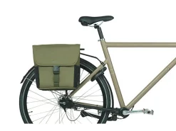 Basil GO 32 Liter doppelte Fahrradtasche - Dark Green