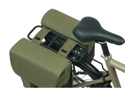 Basil GO 32 Liter doppelte Fahrradtasche - Dark Green