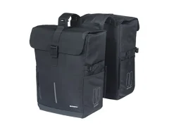 Basil Move doppelte Fahrradtasche 30 Liter - Black
