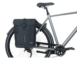 Basil Move doppelte Fahrradtasche 30 Liter - Black