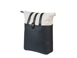 Basil Vive Shopper Einzelradtasche 15-20 L – Off White Black