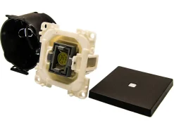 BBA 12 volt Wippschalter mit Kontrollleuchte - black