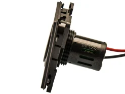 BBA doppelte USB Einbausteckdose - grey