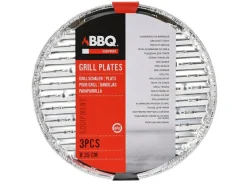 BBQ Ø 35 cm Aluminium Grillschale - 3 Stück