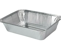 BBQ 22 x 15,5 x 4,5 cm Aluminium-Zubereitungsschale - 4 Stück