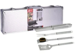 BBQ 4-teiliges Werkzeugset im Koffer